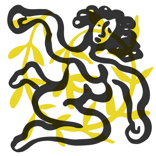 Maenad 2 screenprint